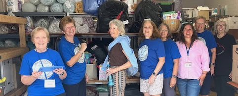 Eight volunteers